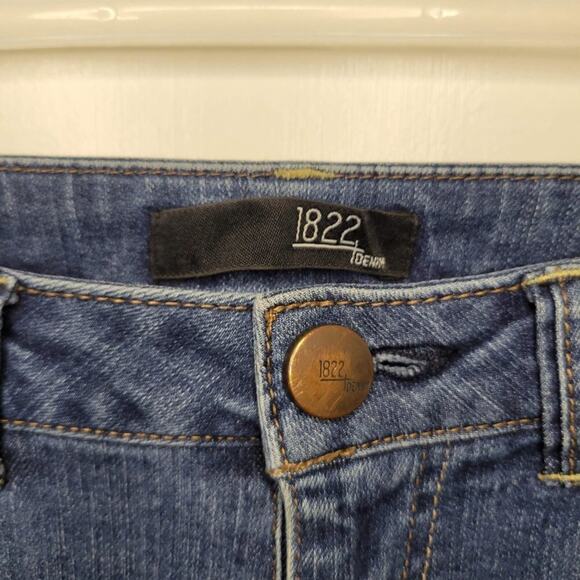 1822 Denim Mid Rise Skinny Jeans Size 4 - Picture 9 of 10